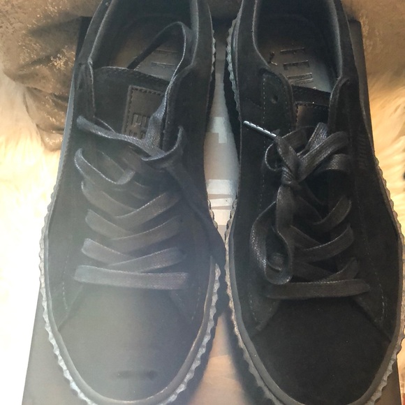 SUEDE CREEPERS SATIN RIHANNA - Picture 2 of 4